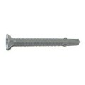 Midwest Fastener Self-Drilling Screw, #14 x 2-1/2 in, Gray Ruspert Steel Flat Head Torx Drive, 6 PK 30771